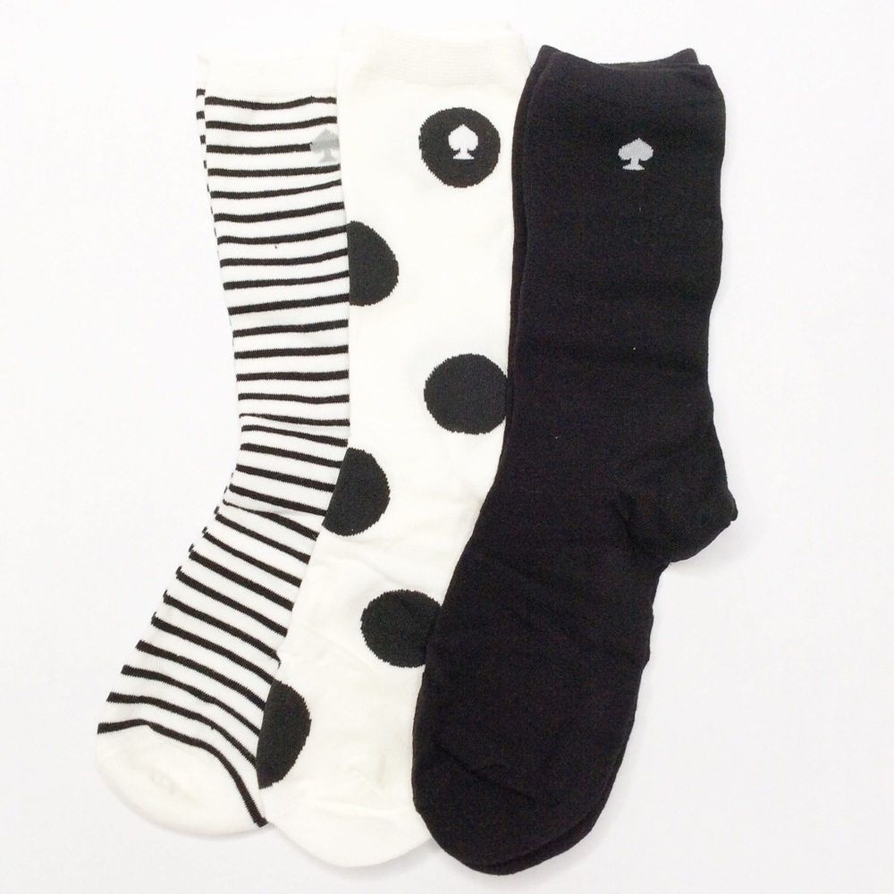 KATE SPADE Set of 3 Socks